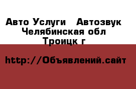 Авто Услуги - Автозвук. Челябинская обл.,Троицк г.